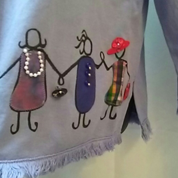 Vintage women's button up jacket/shirt - Picture 3 of 8